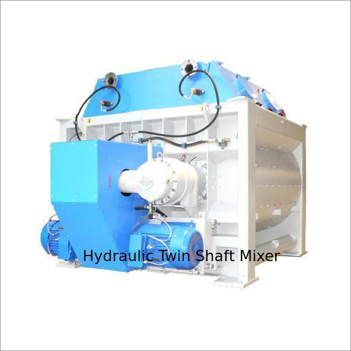 Hydraulic Twin Shaft Mixer - Premium Quality Metal, Customized Size | Long Service Life, High Performance, Efficient Operation
