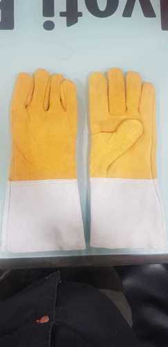 Heavy Yellow Grey Welding Gloves