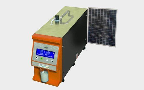 Ultrasonic Milk Analyzer - Stainless Steel, 12v | Automatic Computerized Fat Tester, Solar Powered, 1-Year Warranty, Blue Color