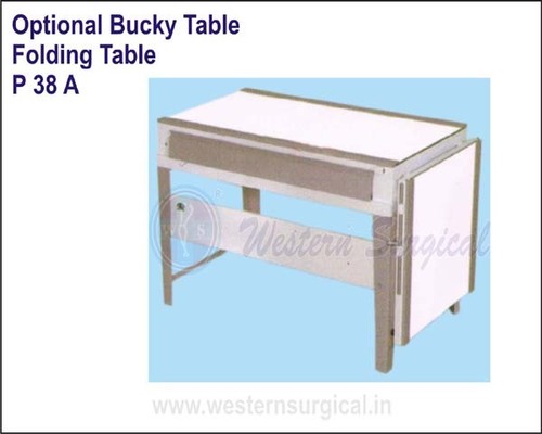 Optional Bucky Table - Folding Table By WESTERN SURGICAL