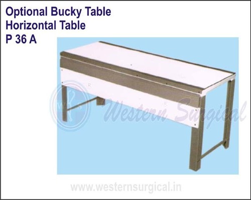 Optional Bucky Table - Horizontal Table