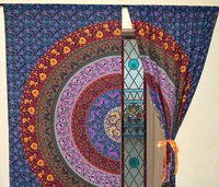 Indian Mandala six Works Ombre Hippie Bohemian Curtain