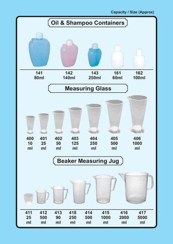 Oil Bottles, Measuring Glass, Measuring Jug Size: 10-1000 Ml