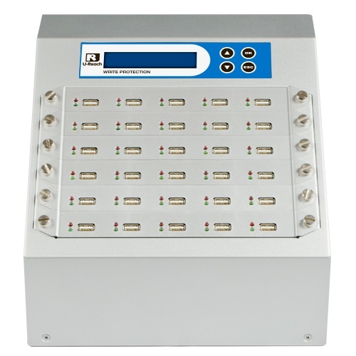 Intelligent 9 Write Protection Series -  1 to 29 USB Duplicator and Sanitizer (UB930C)