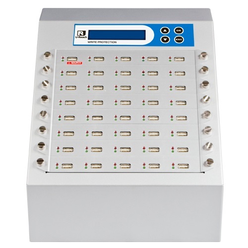 Intelligent 9 Write Protection Series - 1 to 39 USB Duplicator and Sanitizer (UB940C By U-REACH INC.