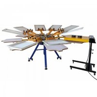 8 Color 8 Station Screen Printing Machine