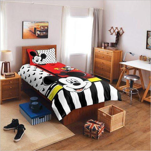 cartoon print bed sheet