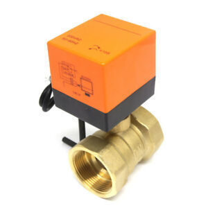 3 Way Brass Valve & Accuator Electric 220 AC