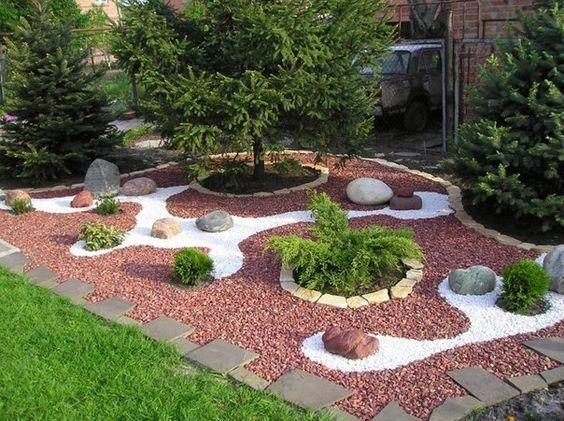 Chicken Blood Red Marble And Gravels For Garden Decor and commercial construction