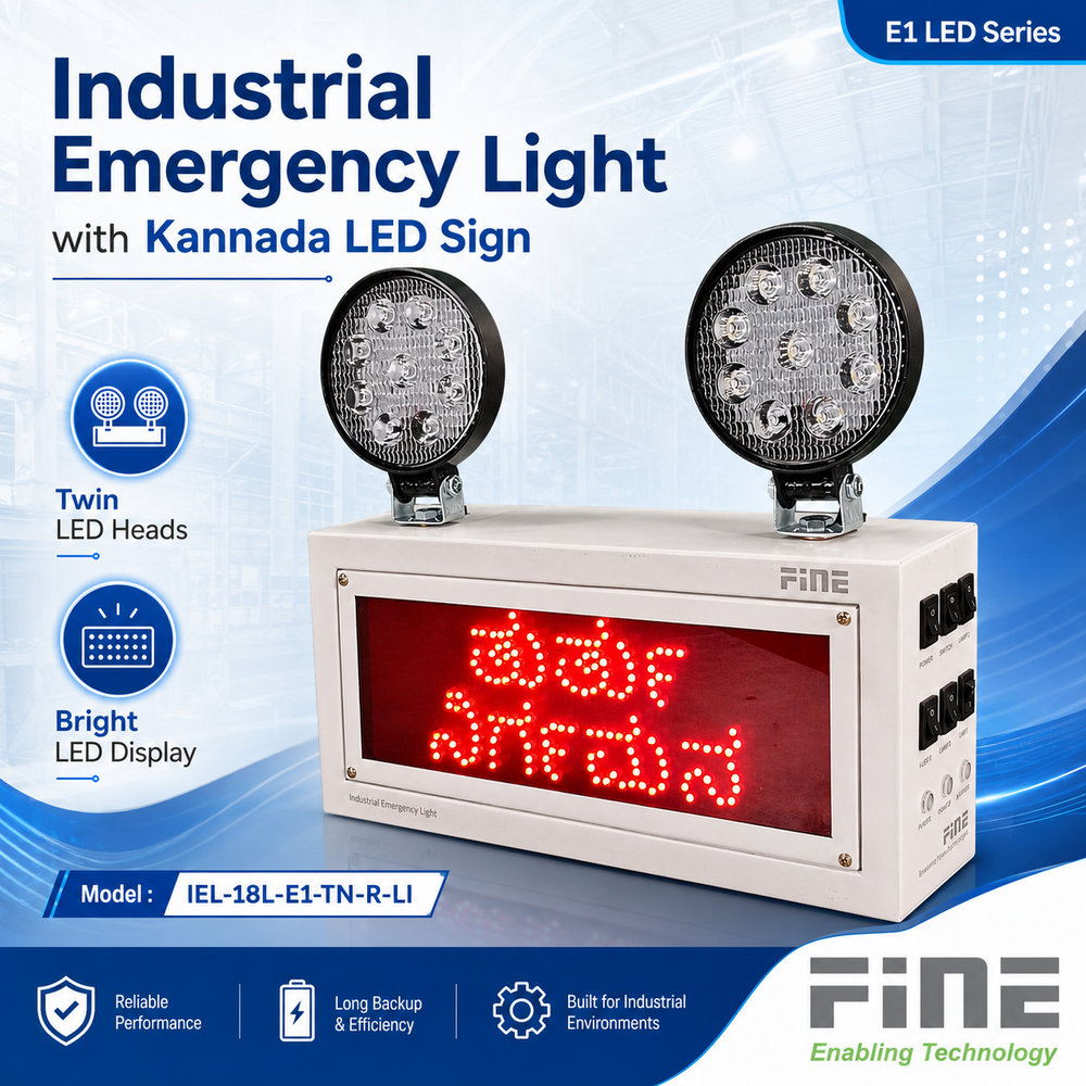INDUSTRIAL EMERGENCY LIGHT - IEL EE LED18W