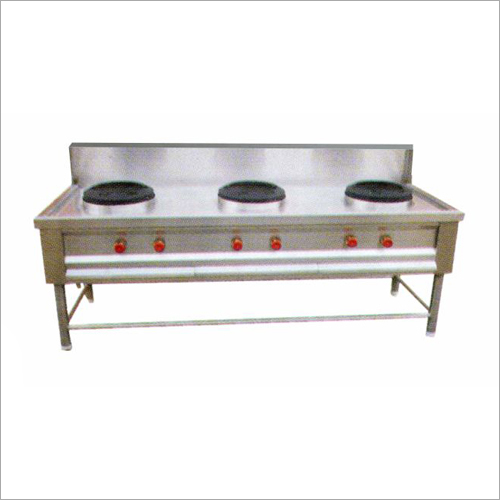 Metal 3 Burner Chinese Cooking Gas Range