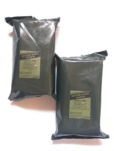 Lithuanian Military Ration- Army Food-Mre Meals Ready To Eat Survival Camping Packaging: Gift Packing