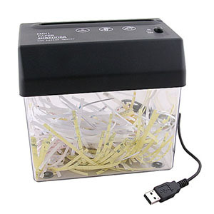 Mini Paper Shredder