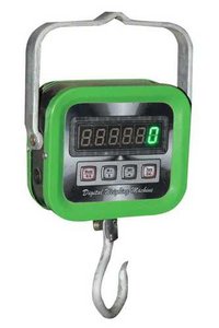 Mini Hanging Scale - Durable Plastic Build , Compact Size For Easy Portability