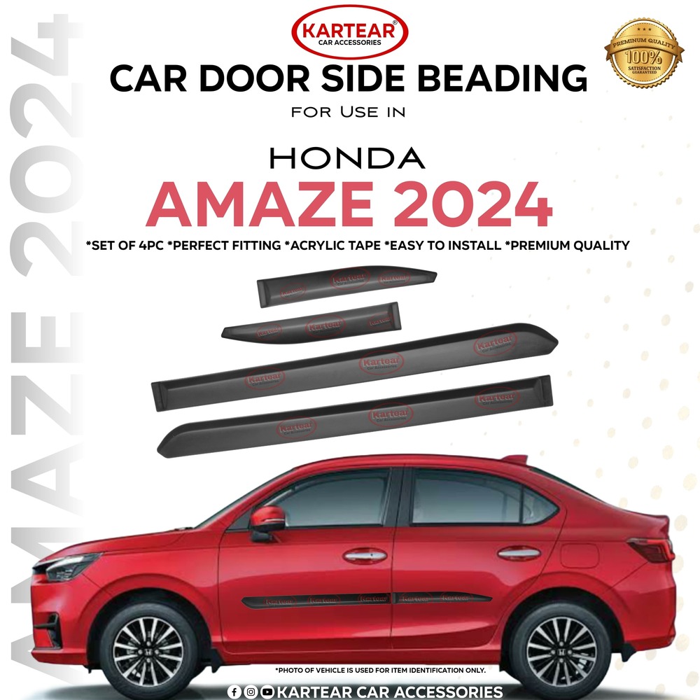 Steel Car Side Beading For Grand I10 Neos Full Chrome
