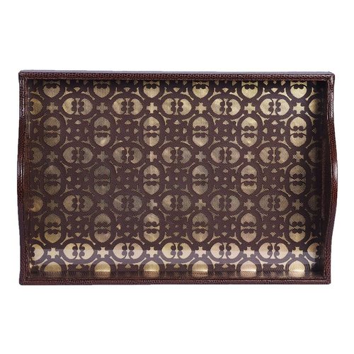 Brown Serving Tray - 16x10.25 Inches | Elegant Brown Finish for Versatile Serving