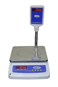 Metal Body Table Top Scale - Stainless Steel, 250 X 300 Mm Pan Size, 40 Kg Capacity, 230 V Voltage, 0-50â°c Operating Temperature, 50 Hz Frequency, 3 Gm Accuracy