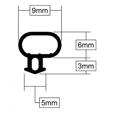 Windows rubber profile