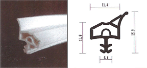 Windows Rubber Profile - EPDM Rubber, Custom Dimensions, Black, 50-80 Shore A Duro, Weatherproof Seal, Noise Reduction, Vibration Dampening