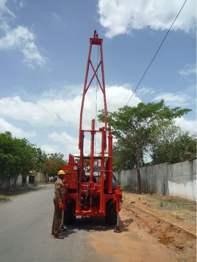 Tractor Mounted Auger, Rotary and Core Drilling rig