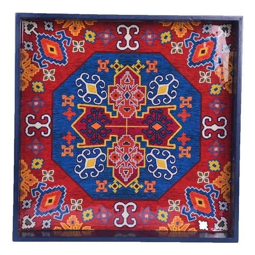 Blue Colour Serving Tray