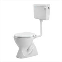 White Ceramic Floor Mounted Toilet Seat