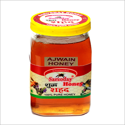 Ajwain Honey - 100% Pure and Vegetarian, 25-Year Shelf Life - Treats Mouth Infections, Digestion Issues, Toothaches, and Earaches