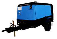 Lubricated Diesel Portable Air Compressor