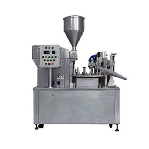 Semi Automatic Tube Filling Machine - Metal 220-440 Volt Electric | Human Machine Interface Control Semi-Automatic Drive