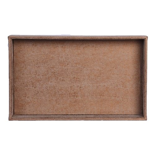 Brown Serving Tray - 16x10x2 Inches | Durable Brown Design for Effortless Entertaining