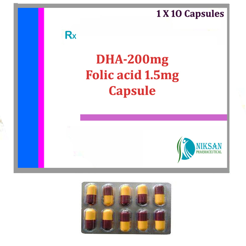 Dha-200mg Folic Acid 1.5mg Capsule