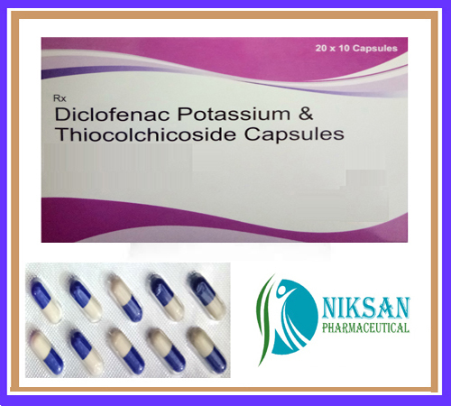 Diclofenac Thiocolchicoside Capsules General Medicines