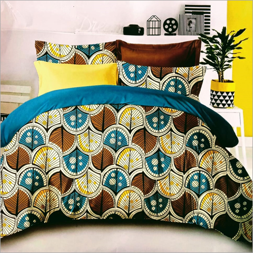 Printed Cotton Bedsheet - 100% Cotton, All Size Available, All Color Available | Washable, Durable, No Fade, Quick Dry, Pillowcase Available