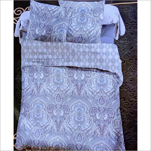 Poly Cotton Designer Bedsheet - Polycotton Material, All Sizes Available, Available In All Colors | Washable, Durable, Quick Dry, No Fade, Includes Pillowcase