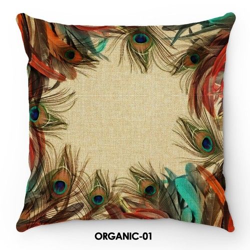 Digital Printed Jute Cushion Covers