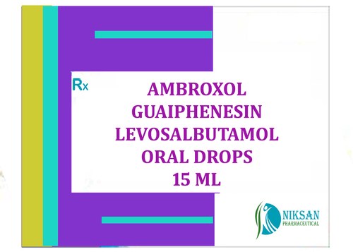 Ambroxol Guaiphenesin Levosalbutamol Oral Drops