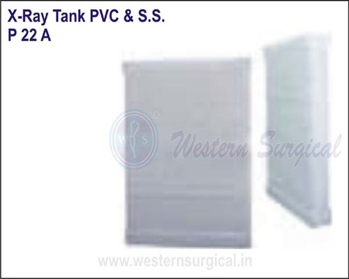 X-Ray Tank PVC & S.S By WESTERN SURGICAL