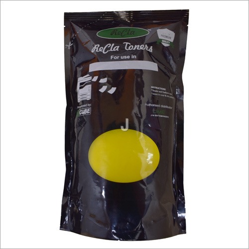 Konica Minolta Yellow Toner Powder For Use in TN619 - 1 kg Pack, Plastic Packing, High Quality, Powder Form, Ideal for Cartridge Usage