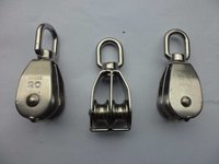High Quality Stainless Steel Heavy Steel Single Wheel Swivel Lifting Rope Pulley Block