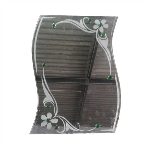 Modern Glass Wash Basin Mirror Size: Customize