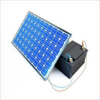 Solar Battery - Polycrystalline Solar Panel & Lithium Battery , Compact Size, Black And Blue Color, Eco-friendly, Low Maintenance, 12v Output