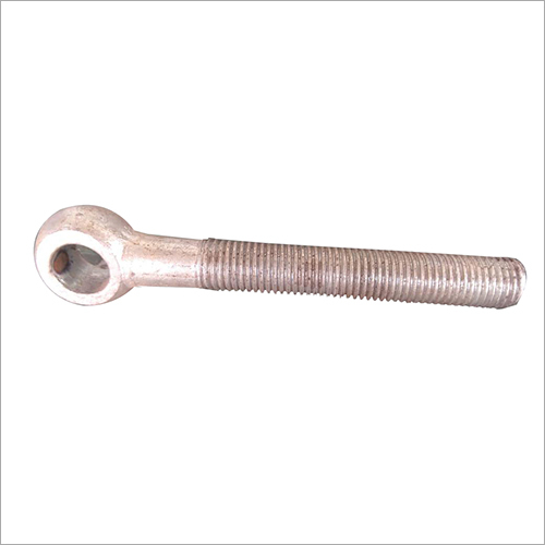 Forged Eye Bolt - Industrial Grade, Available in Various Sizes, Silver Finish, Superior Durability