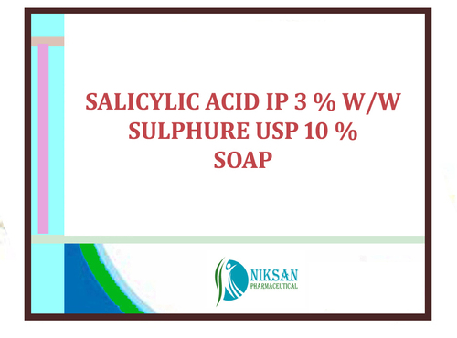 Salicylic Acid Ip Sulphure Usp Soap General Medicines