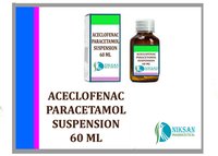Aceclofenac Paracetamol Suspension - Liquid, 1 Unit | Dosage: 1, Recommended For: Fever, Suitable For: Children, Storage: 25â°c