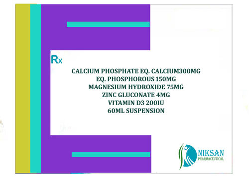 Calcium Carbonate Magnesium Zinc Vitamin D3 Suspension General Medicines