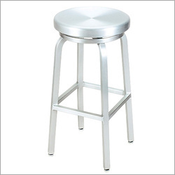Stainless Steel Bar Stool - Customized Size Durable Metal Design | Eco-Friendly High Load Capacity Alluring Finish