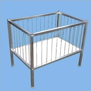 Polished Stainless Steel Garment Basket
