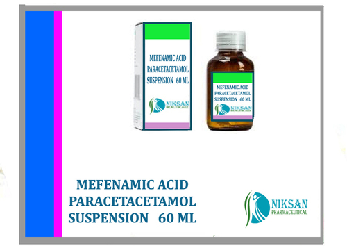 Mefenamic Acid Paracetacetamol Suspension General Medicines