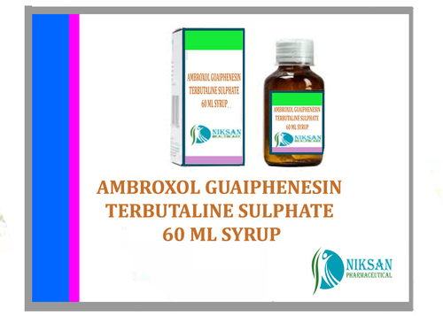 Ambroxol Guaiphenesin Terbutaline Sulphate Syrup