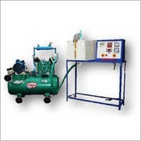 Double Stage Air Compressor Test Rig - Metal, 220-440 Volt, 2kw Power, 1hp Motor | Industrial Application, Single Phase, Multicolor Design